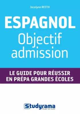 Couverture du produit · Espagnol : objectif admission