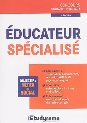 Couverture du produit · Educateur spécialisé