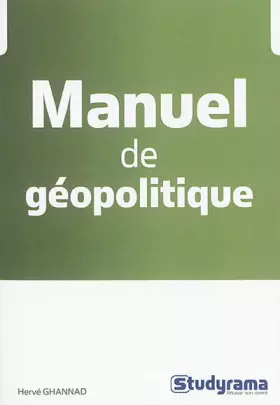 Couverture du produit · Manuel de géopolitique