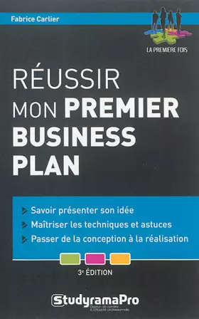 Couverture du produit · Réussir mon premier business plan