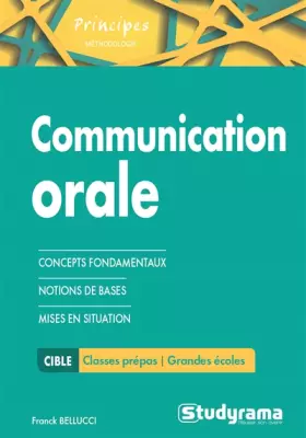 Couverture du produit · Communication orale