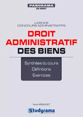 Couverture du produit · Droit Administratif des Biens