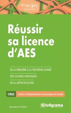 Couverture du produit · Réussir sa licence d'AES