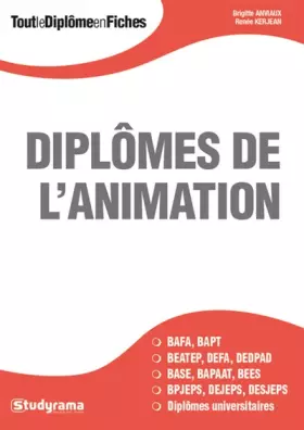 Couverture du produit · Diplômes de l'animation
