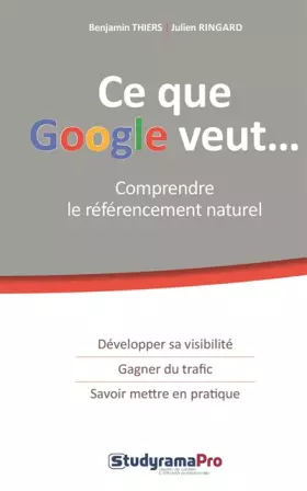 Couverture du produit · Ce que google veut ...