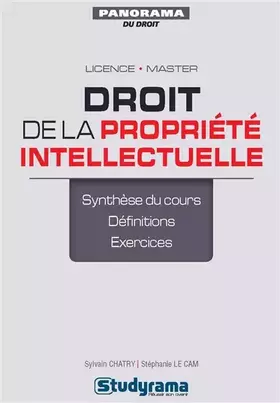 Couverture du produit · Droit de la propriété intellectuelle