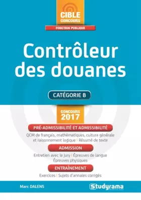 Couverture du produit · Contrôleur des douanes