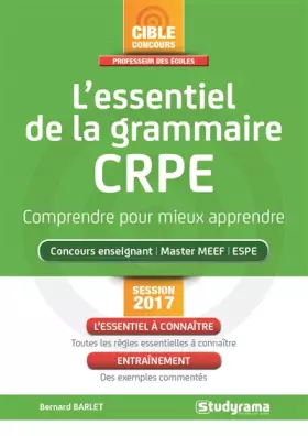 Couverture du produit · Crpe L'essentiel de la grammaire