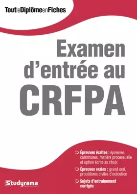 Couverture du produit · Entrée au CERFA