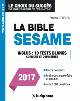 Couverture du produit · La bible du concours Sésame