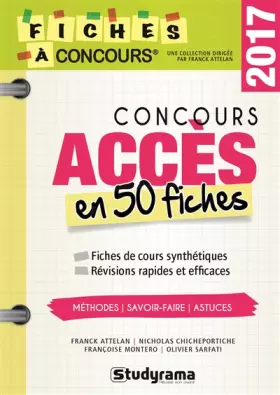 Couverture du produit · Concours acces en 50 fiches
