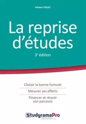 Couverture du produit · La reprise d'études