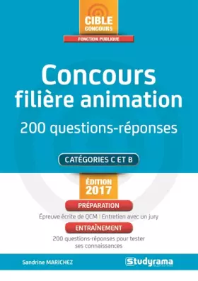 Couverture du produit · Concours filière animation
