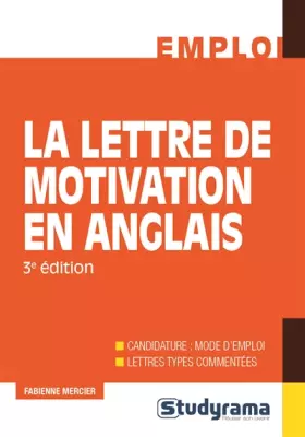 Couverture du produit · La lettre de motivation en anglais