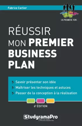 Couverture du produit · Réussir mon premier business plan