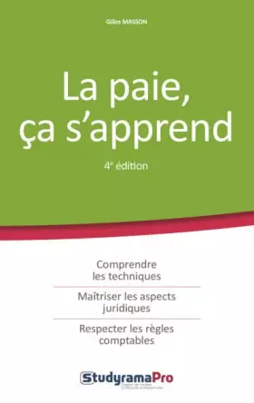 Couverture du produit · La paie, ça s'apprend