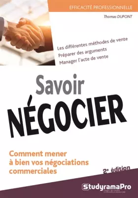Couverture du produit · Savoir négocier