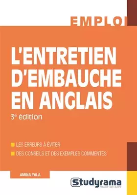 Couverture du produit · L'entretien d'embauche en anglais