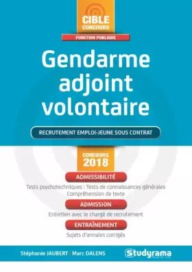 Couverture du produit · Gendarme adjoint volontaire concours 2018