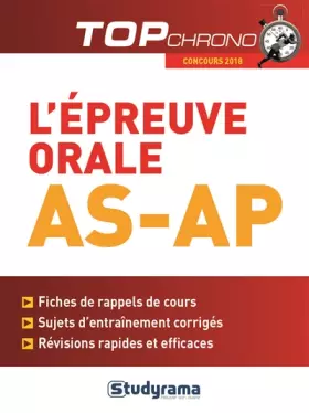 Couverture du produit · L'épreuve orale as-ap