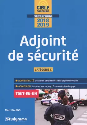 Couverture du produit · Adjoint de sécurité