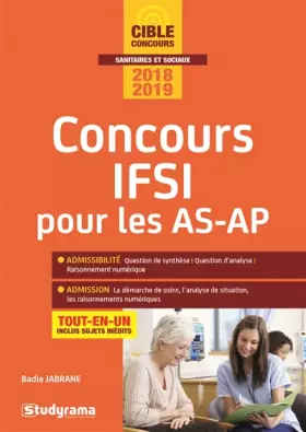 Couverture du produit · Concours ifsi pour les as-ap