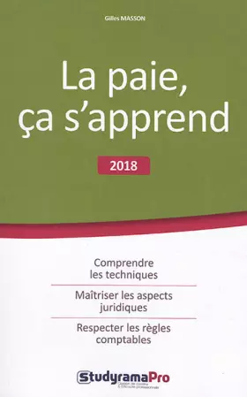 Couverture du produit · La paie ça s'apprend