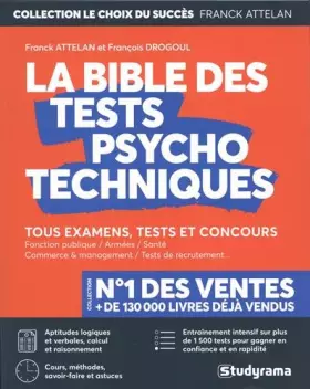 Couverture du produit · La bible des tests psychotechniques