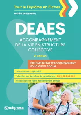 Couverture du produit · DEAES Accompagnement de la vie en structure collective