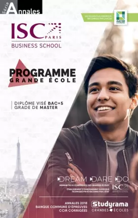 Couverture du produit · Annales programme grandes écoles
