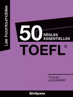 Couverture du produit · TOEFL 50 règles essentielles
