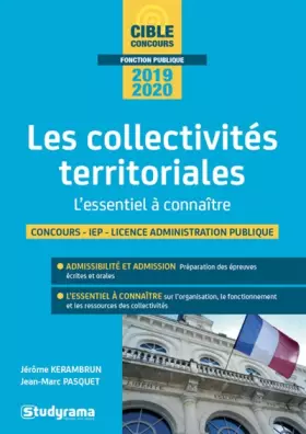 Couverture du produit · Les collectivités territoriales - 2019/2020