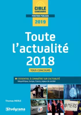 Couverture du produit · Toute l'actualité 2018 - Tous concours