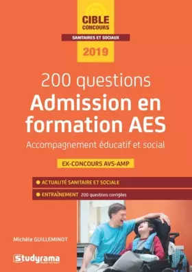 Couverture du produit · 200 questions admission en formation aes