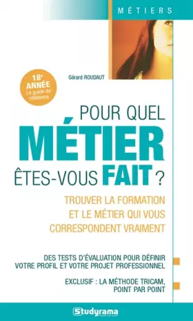 Couverture du produit · Pour quel métier êtes-vous fait ?