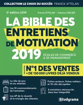 Couverture du produit · La bible des entretiens de motivation 2019