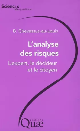 Couverture du produit · Analyse des risques (l')