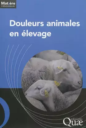 Couverture du produit · Douleurs animales en élevage