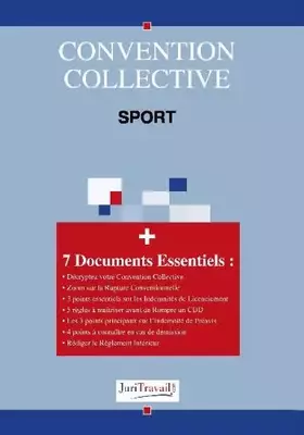 Couverture du produit · 3328. Sport Convention collective