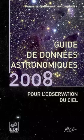 Couverture du produit · guide de donnees astronomiques 2008