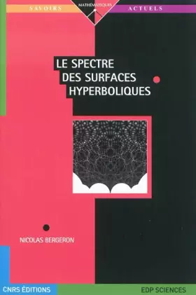 Couverture du produit · SPECTRE DES SURFACES HYPERBOLIQUES (LE)