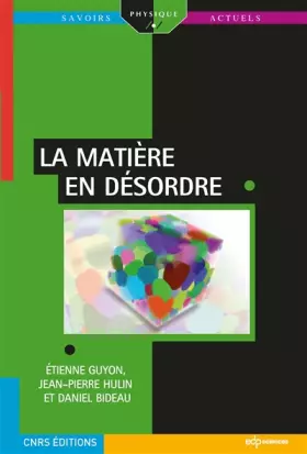 Couverture du produit · matiere en desordre (la)