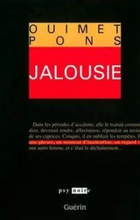 Couverture du produit · Jalousie