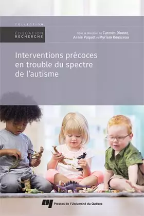 Couverture du produit · Interventions précoces en trouble du spectre de l'autisme