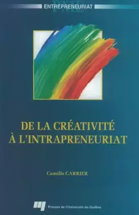 Couverture du produit · De la créativité à l'intrapreneuriat
