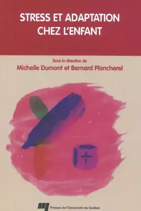Couverture du produit · Stress Et Adaptation Chez L'Enfant