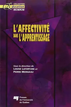 Couverture du produit · AFFECTIVITE DANS L'APPRENTISSAGE