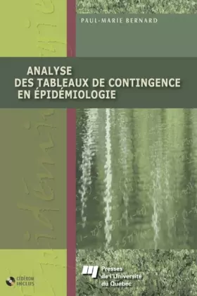 Couverture du produit · ANALYSE DES TABLEAUX DE CONTINGENCE EN EPIDEMIOLOGIE