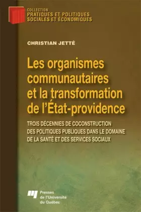 Couverture du produit · ORGANISME COMMUNAUTAIRE