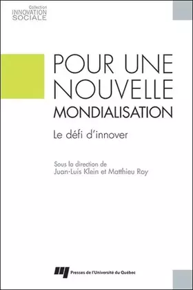 Couverture du produit · POUR UNE NOUVELLE MONDIALISATION